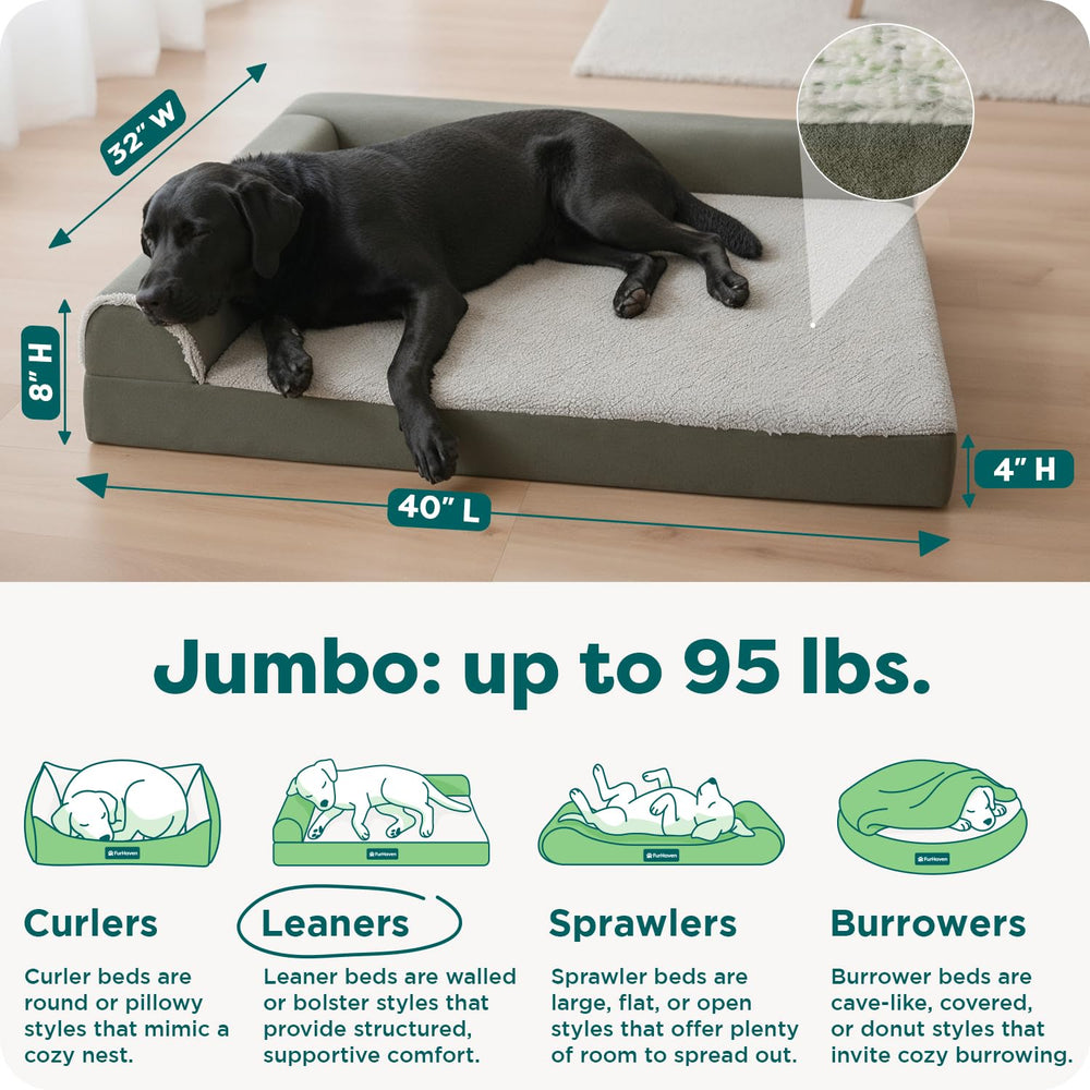 FurHaven matelas orthopédique avec base en mousse haute densité