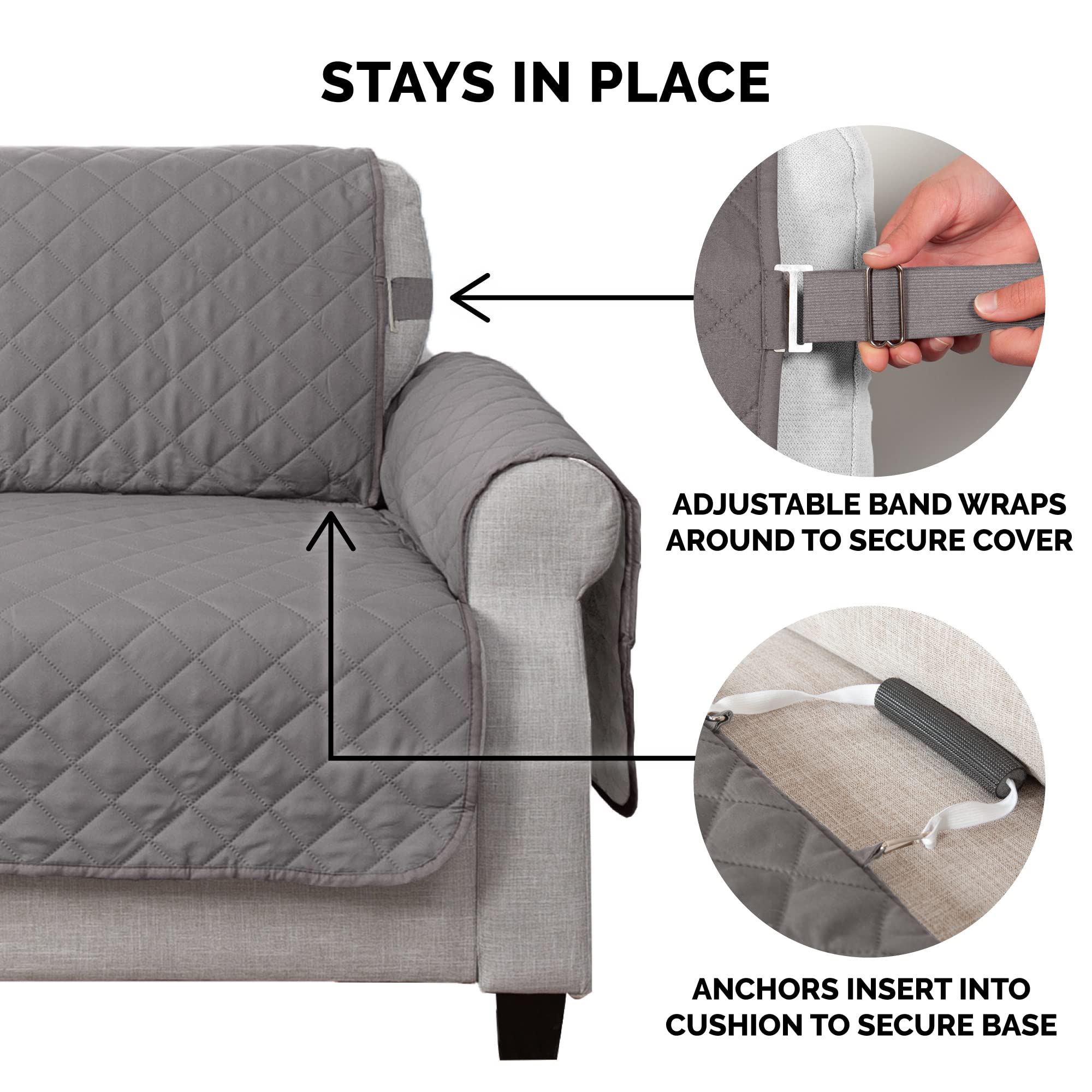 Furhaven protège-chaise imperméable, empêche les liquides de traverser.