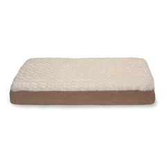 FurHaven: surface de sommeil en fausse fourrure crème pour un repos doux.