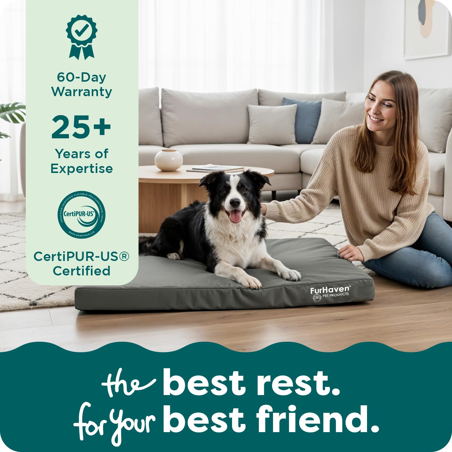 FurHaven surface hydrofuge pour un espace de repos propre et calme.