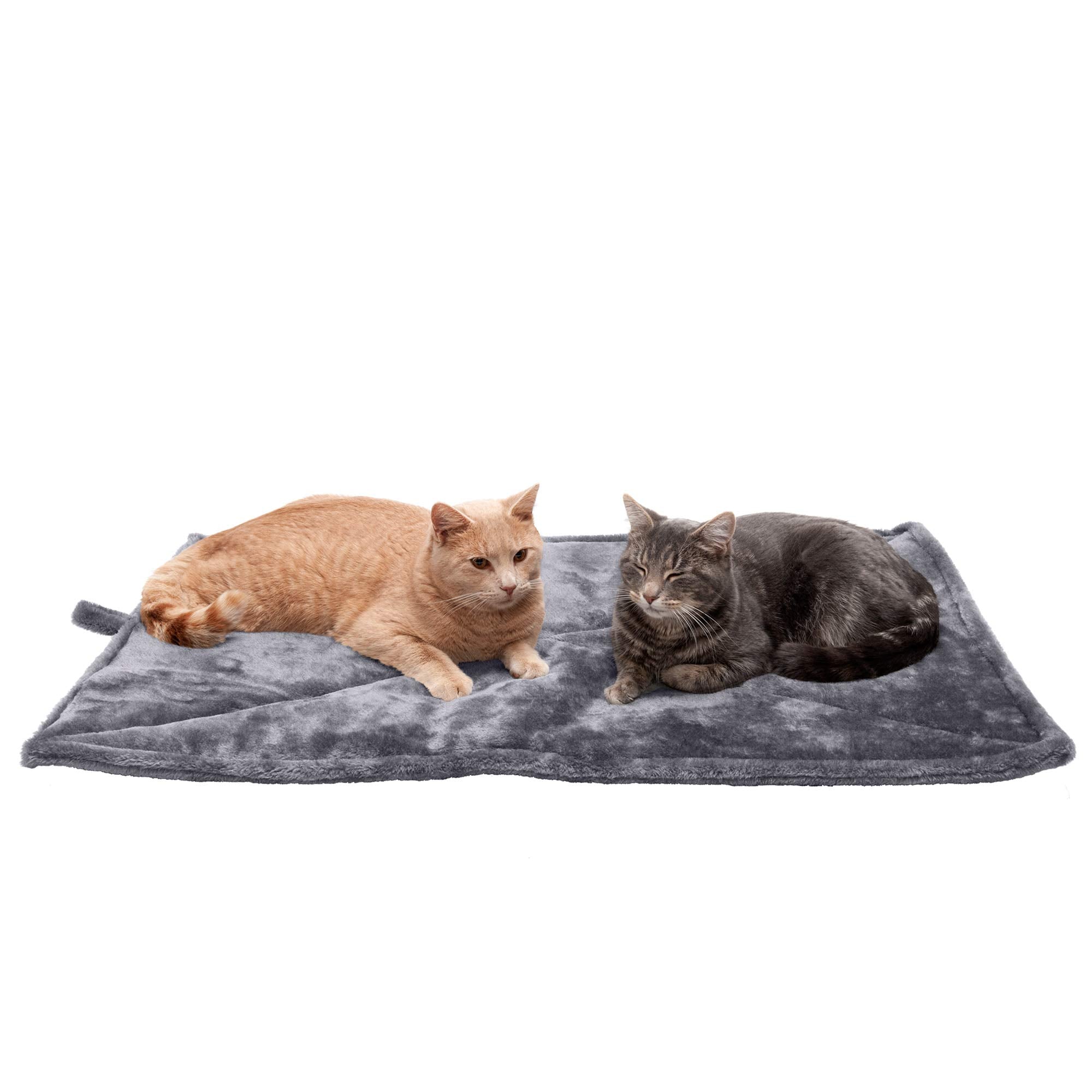 Furhaven ThermaNAP tapis autochauffant peluche gris grand chaleur naturelle pour se blottir
