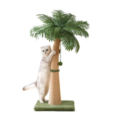 Poteau grifage Furlogy au design palmier incurvé pour votre chat.