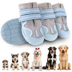 Bottes Furmate pour chien en mesh respirant, confortables et légères.