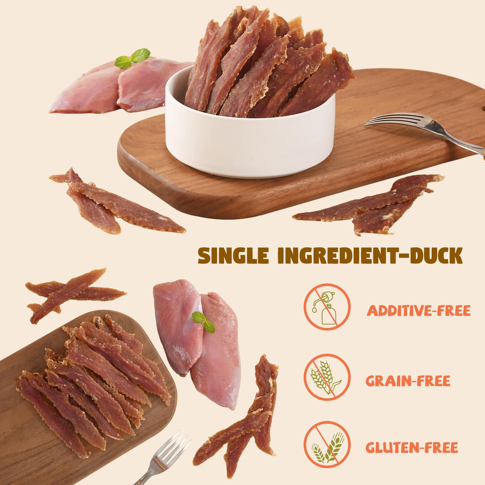 Tranches douces Furmate Canard Jerky Tenders pour récompenses en douceur