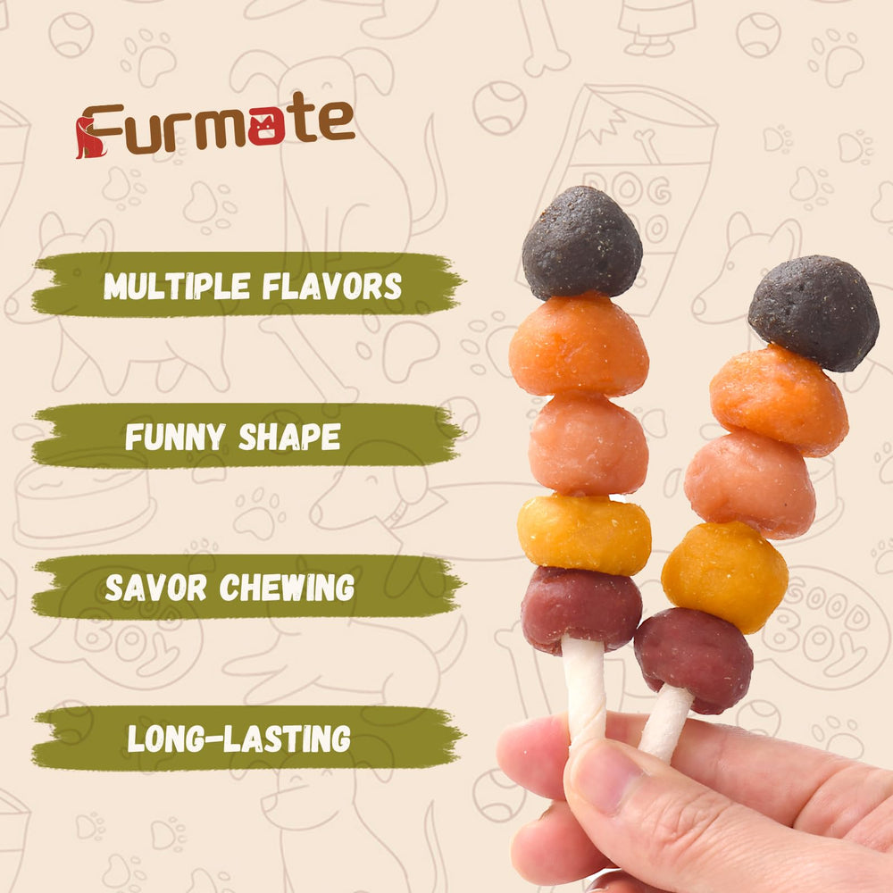 Friandises Furmate Éducation chien récompense, pratique en main pendant l'entraînement.