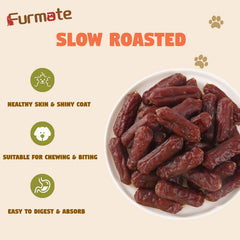 Texture jerky Furmate boeuf tendre, bouchée facile à mâcher pour chiens.