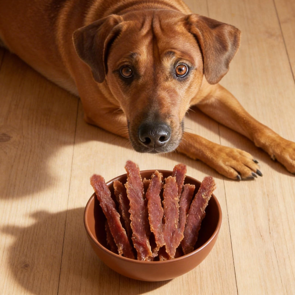 Sachet refermable Furmate Canard Jerky Tenders pour conservation facilité