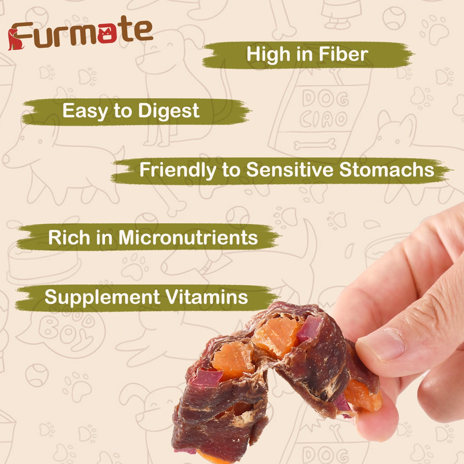 Furmate snack hypoallergenique sensibilities — adapté chiens sensibles