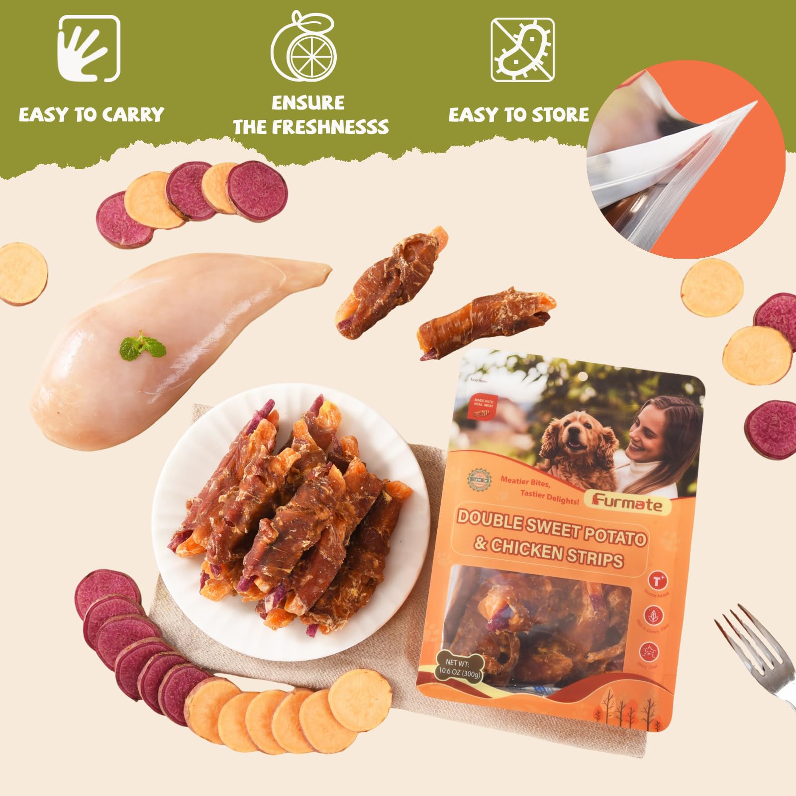 Contient 1% taurine, supplément nutritif avec Furmate