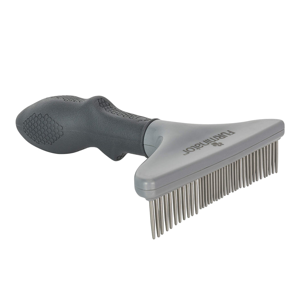 FURminator Grooming Rake – outil quotidien pour sous-poil et brossage en douceur.