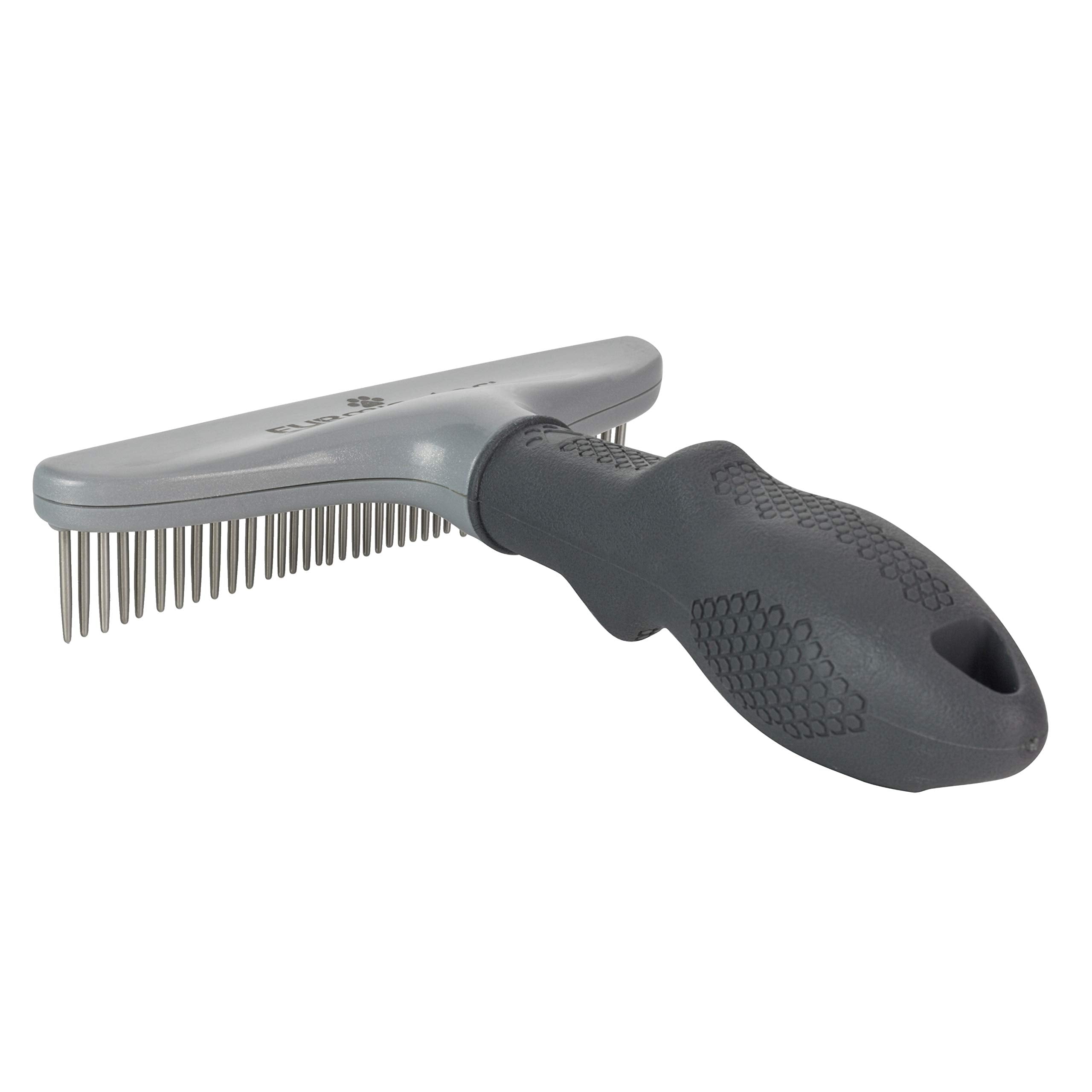 FURminator Grooming Rake: adapté aux pelages épais et doubles pour démêler sans tiraillement.