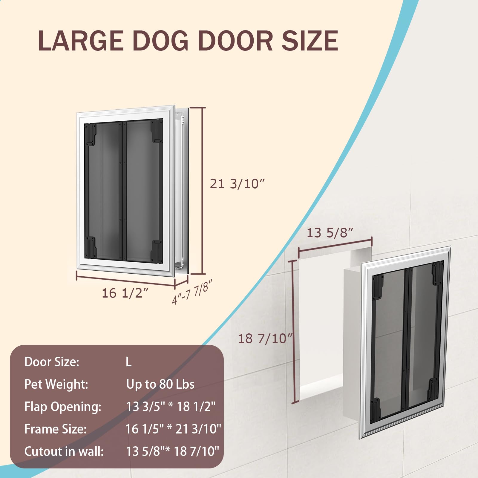 Cadre en aluminium robuste FurrFinesse, porte chien sûre et durable.