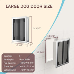 Cadre en aluminium robuste FurrFinesse, porte chien sûre et durable.