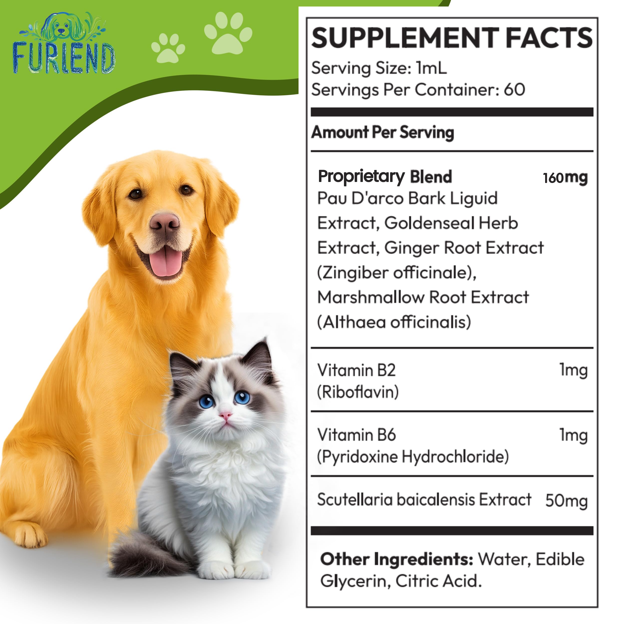 Furriend: soulagement possible des irritations cutanées chez chiens et chats.