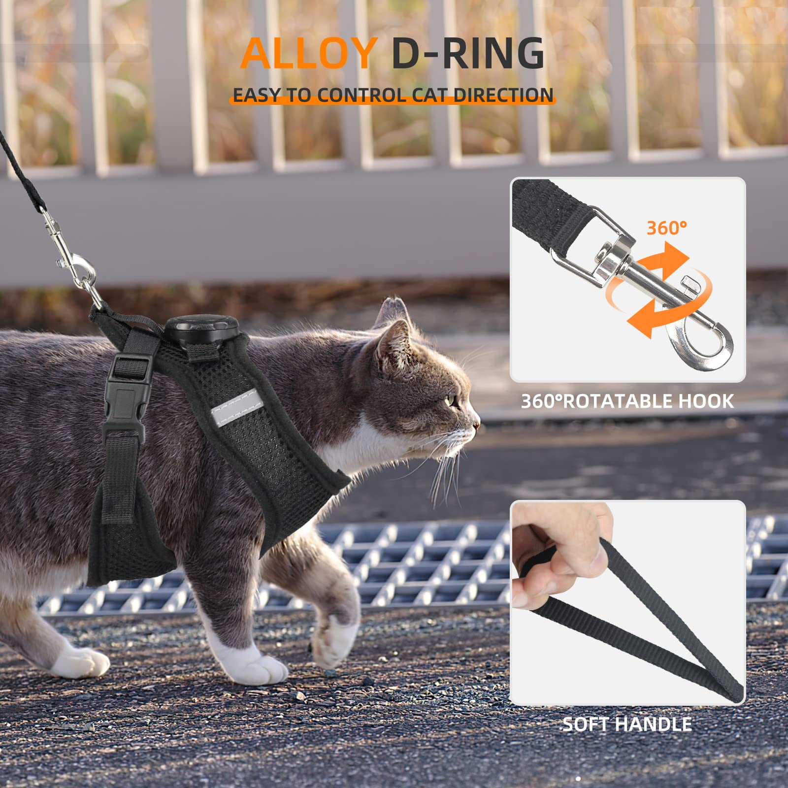 Anneau D-ring robuste Furrigo répartissant la traction.