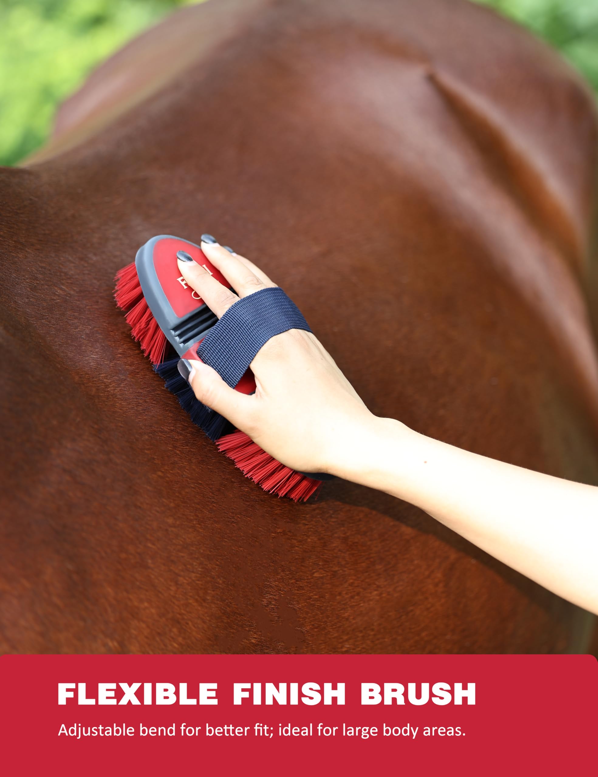 Brosse rigide Furrishine, nettoyage en profondeur et résultats nets.