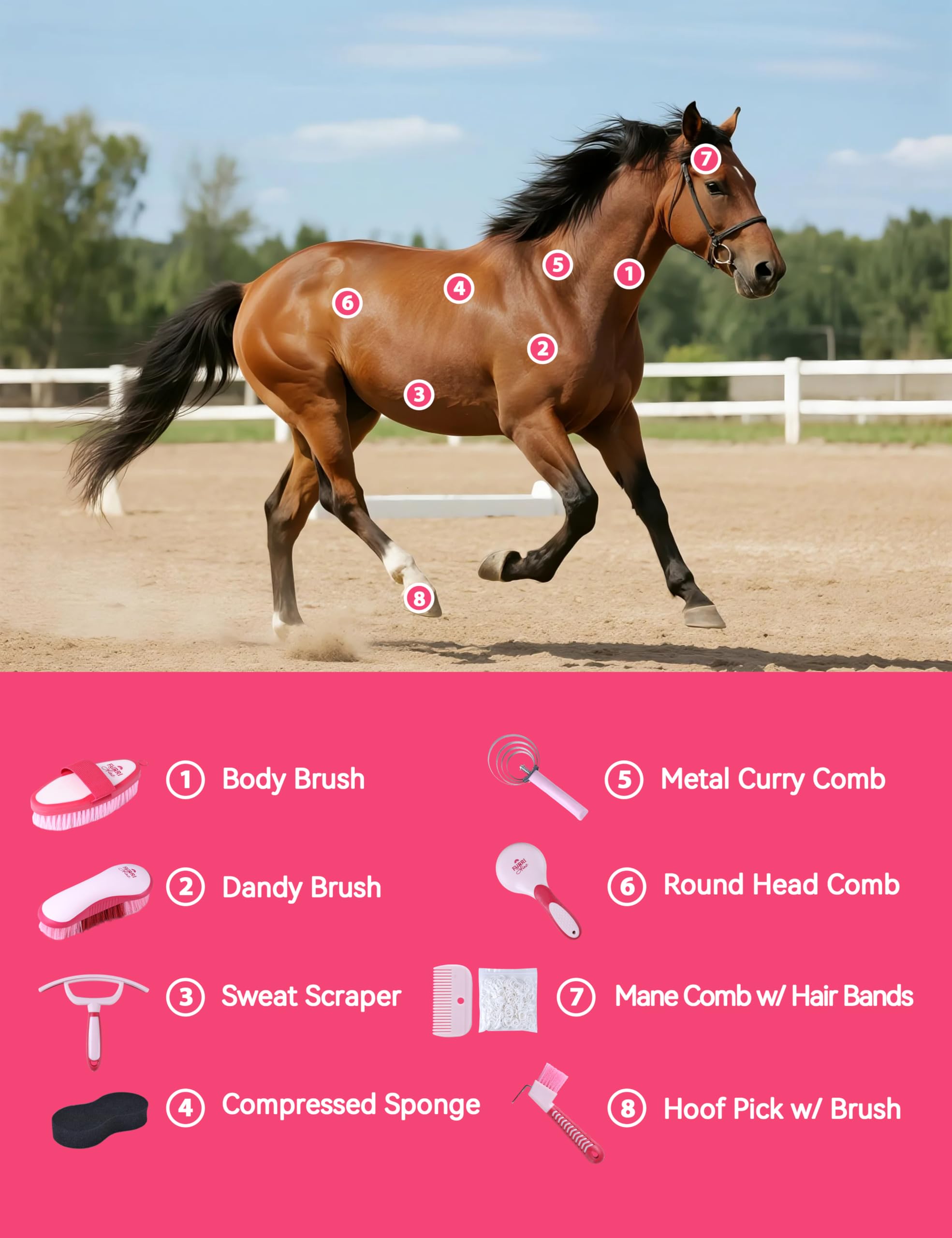 Peigne curry silicone Furrishine pour curry en douceur et soin du poil.