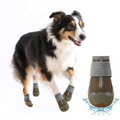 Bottes Furrtripsy imperméables pour chien, avant, protection contre le sol chaud et rugueux