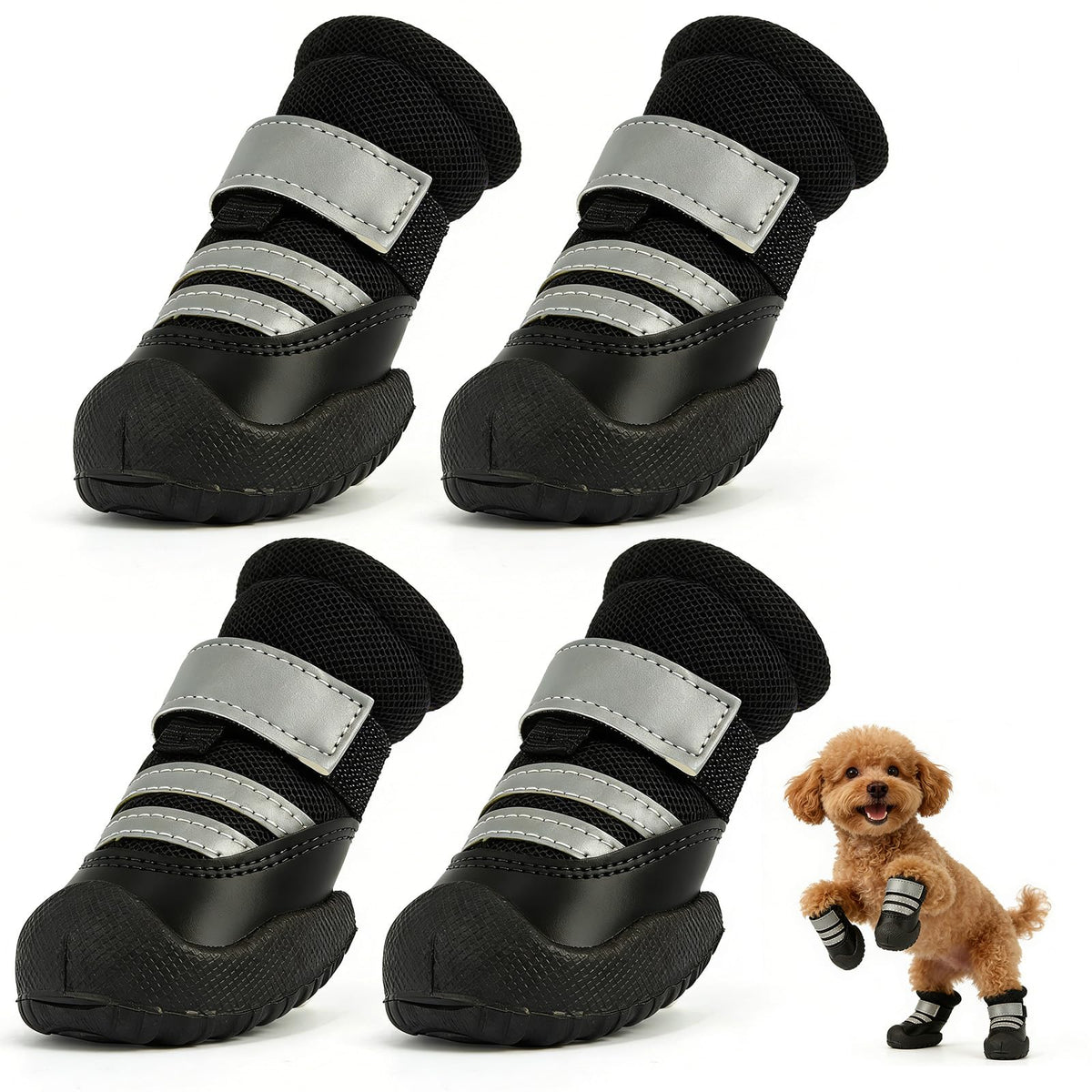 Bottes Furrtripsy imperméables pour chien protégeant les pattes lors de balades pluvieuses