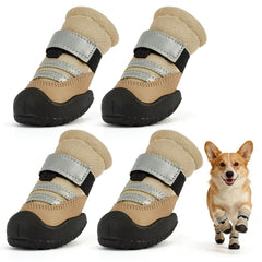 Bottes Furrtripsy pour chien imperméables protégeant les pattes sur terrain mouillé