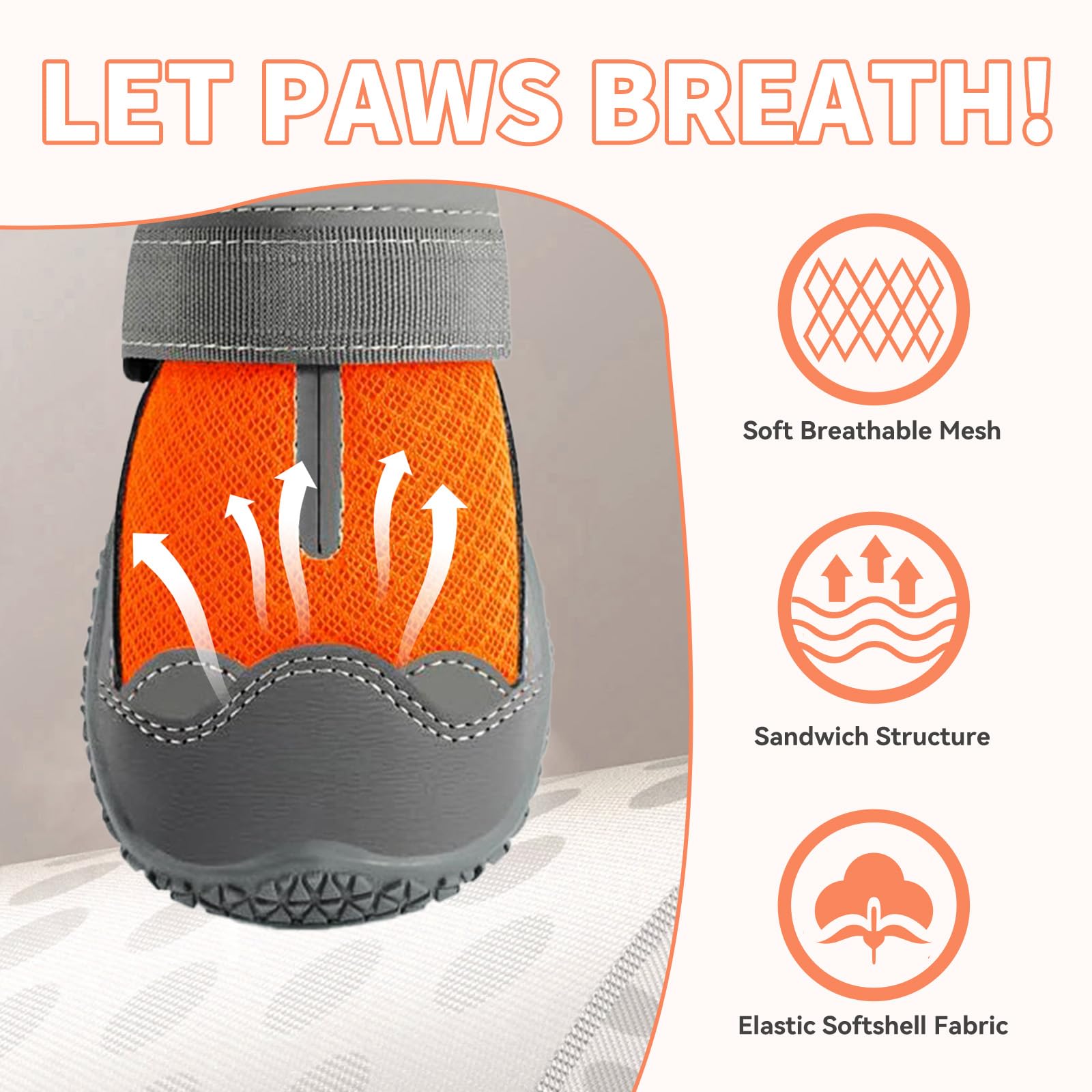 Bottes Furrtripsy réfléchissantes pour une meilleure visibilité nocturne.
