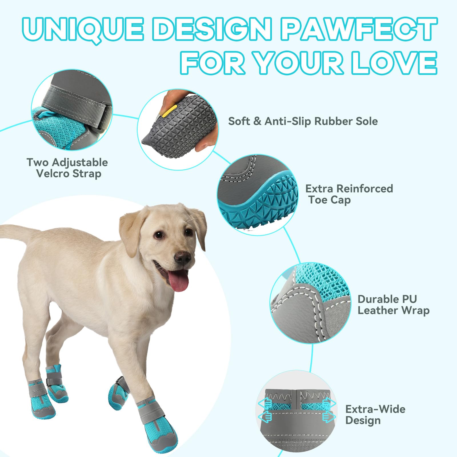 Bottes Furrtripsy velcro – réglage précis et sécurité accrue.