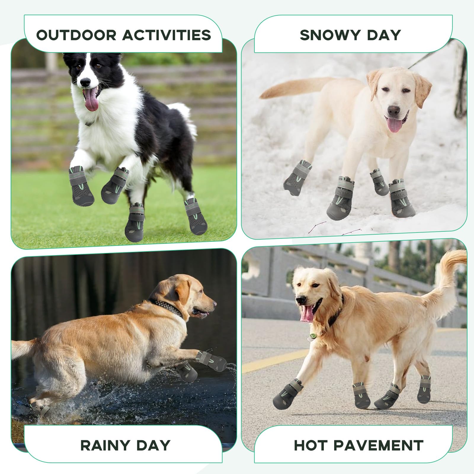 Bottes Furrtripsy aide à choisir la taille patte avec précision.