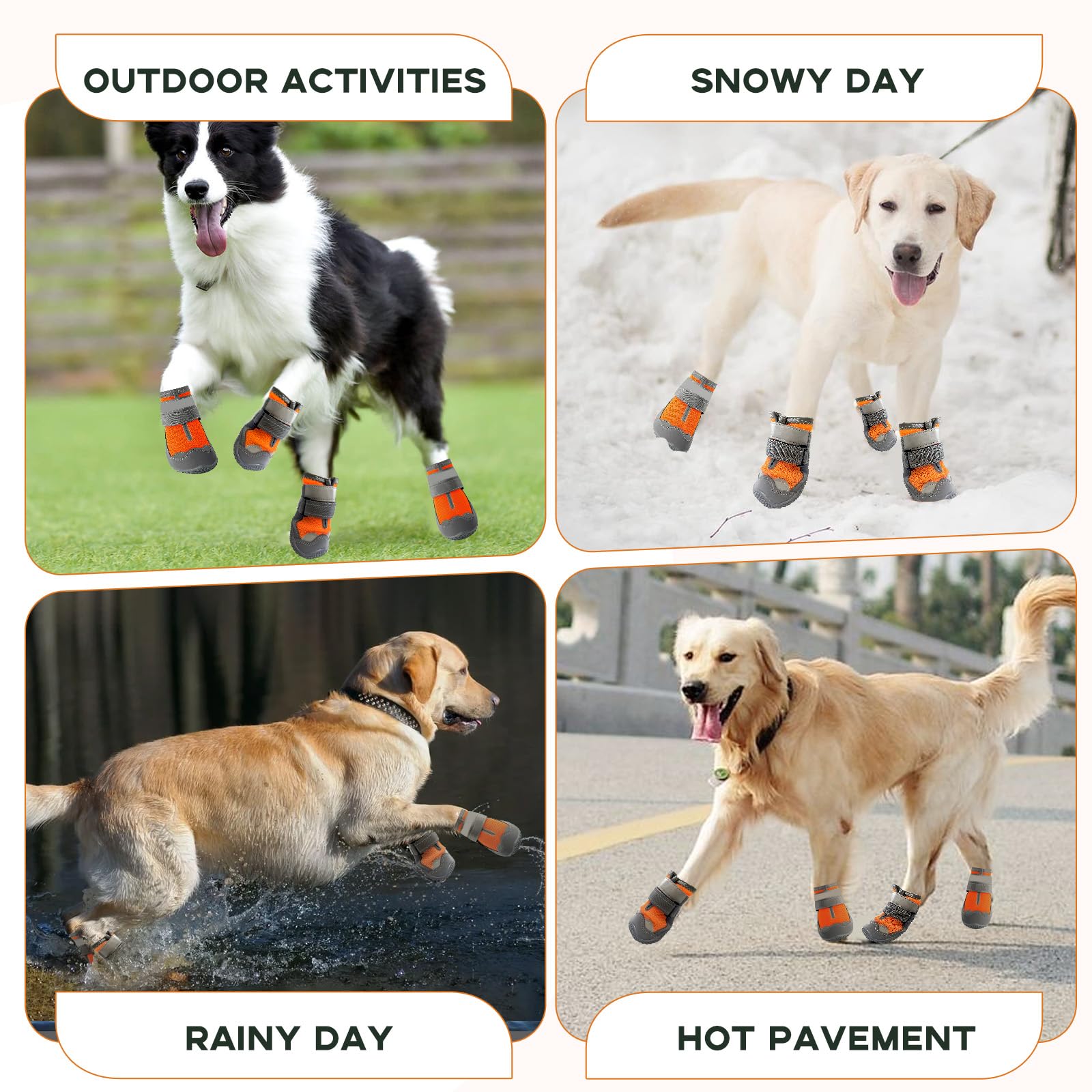 Bottes Furrtripsy patte-chien confort triple couche, douceur intérieure lors des balades.