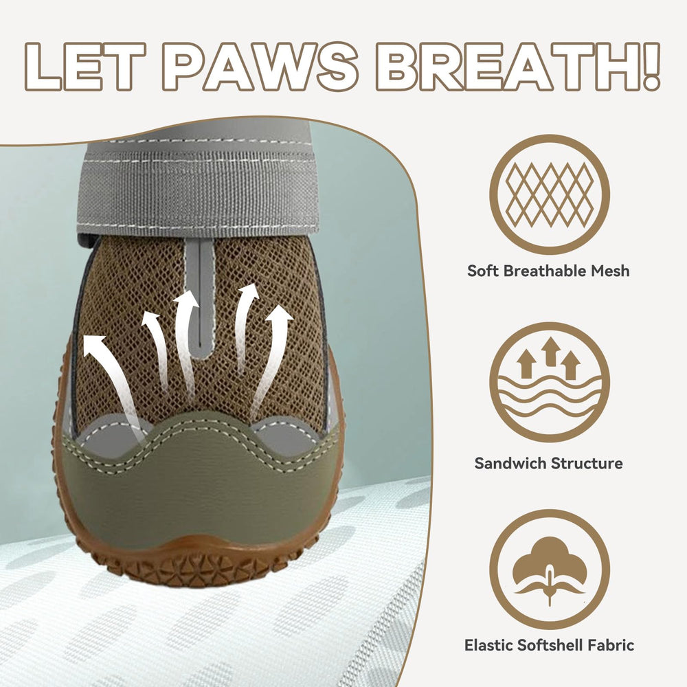 Bottes Furrtripsy triple couche respirables pour plus de confort et de liberté.