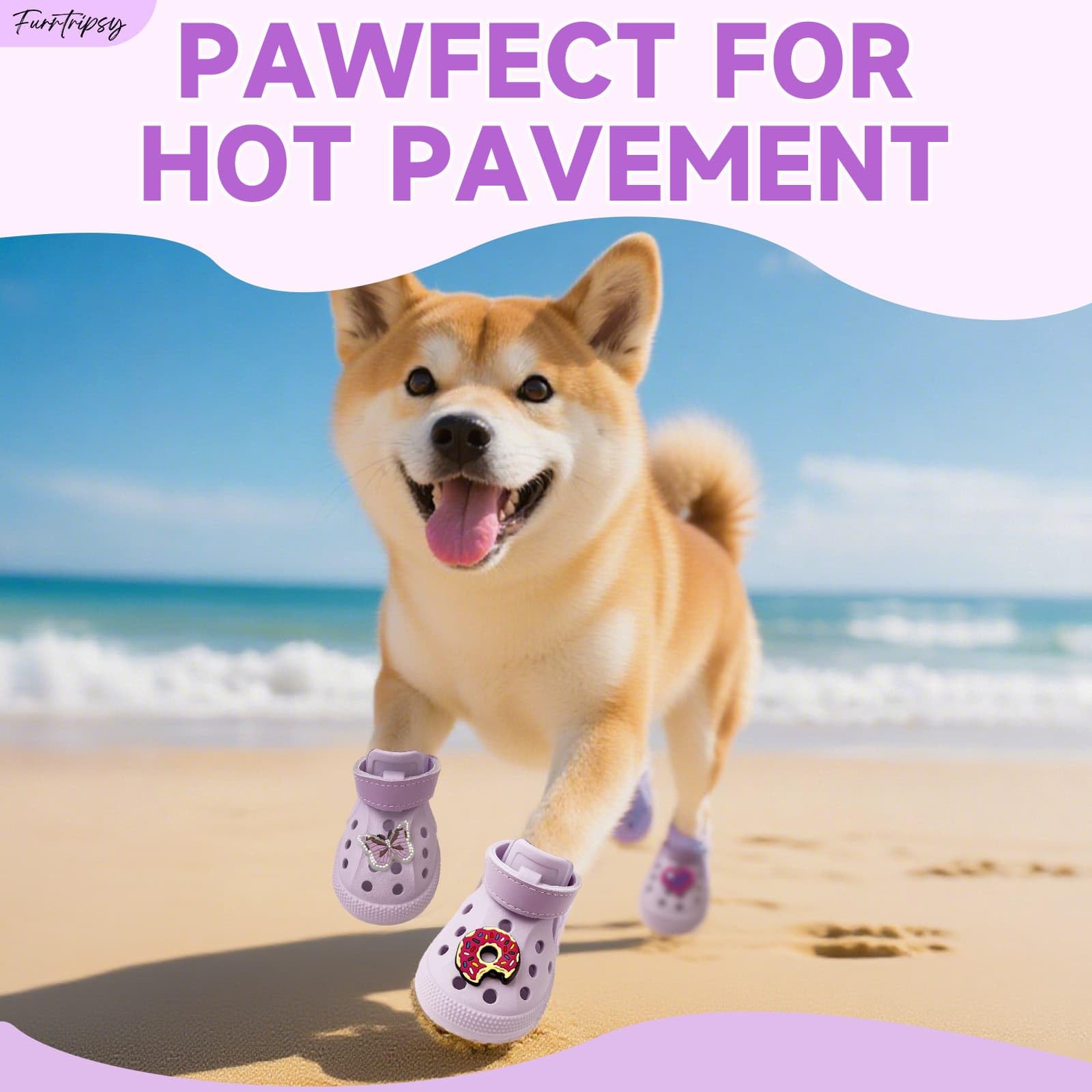 Chaussures faciles à nettoyer Furrtripsy pour balades quotidiennes.