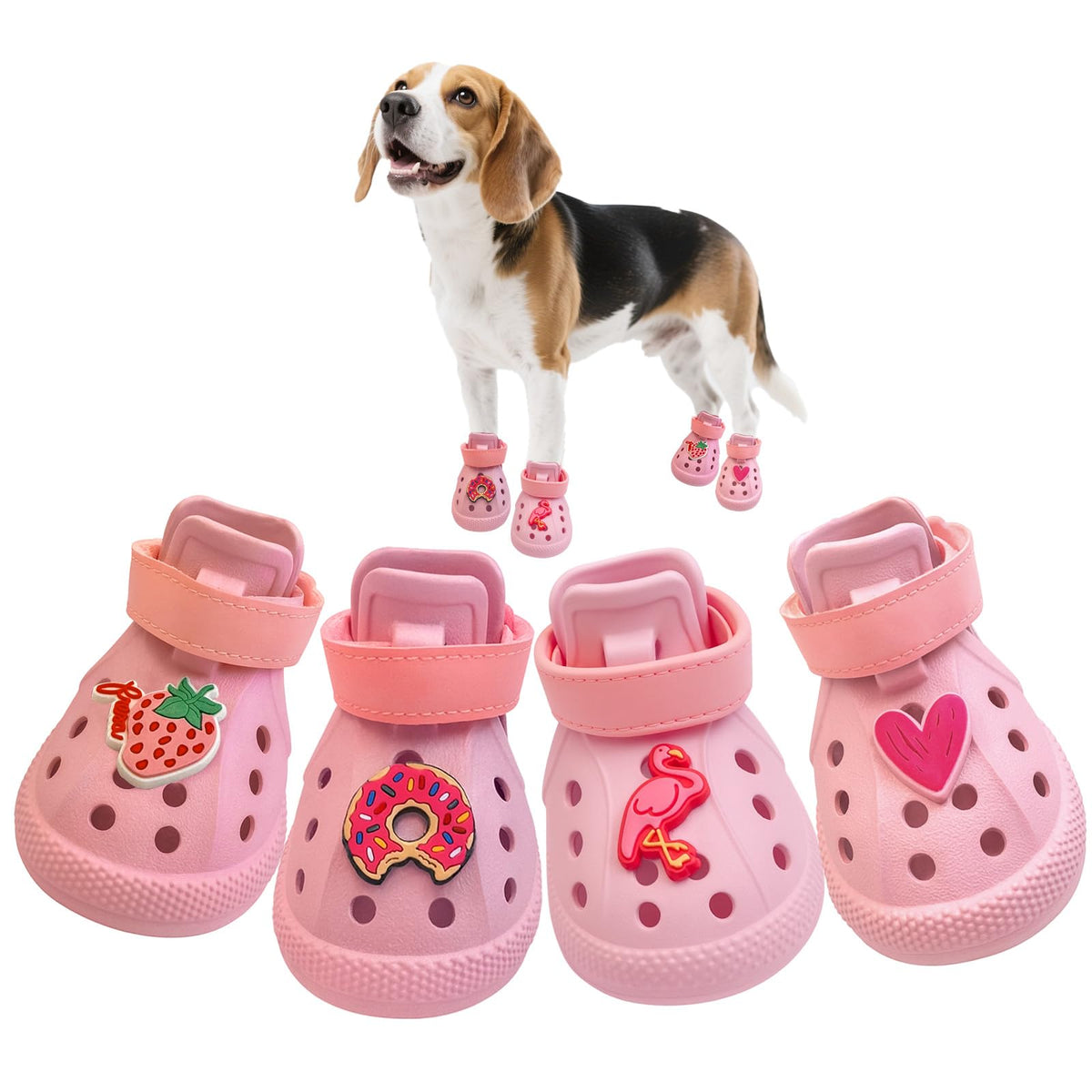 Chaussures Furrtripsy chien perforations respirantes pour balades confortables.