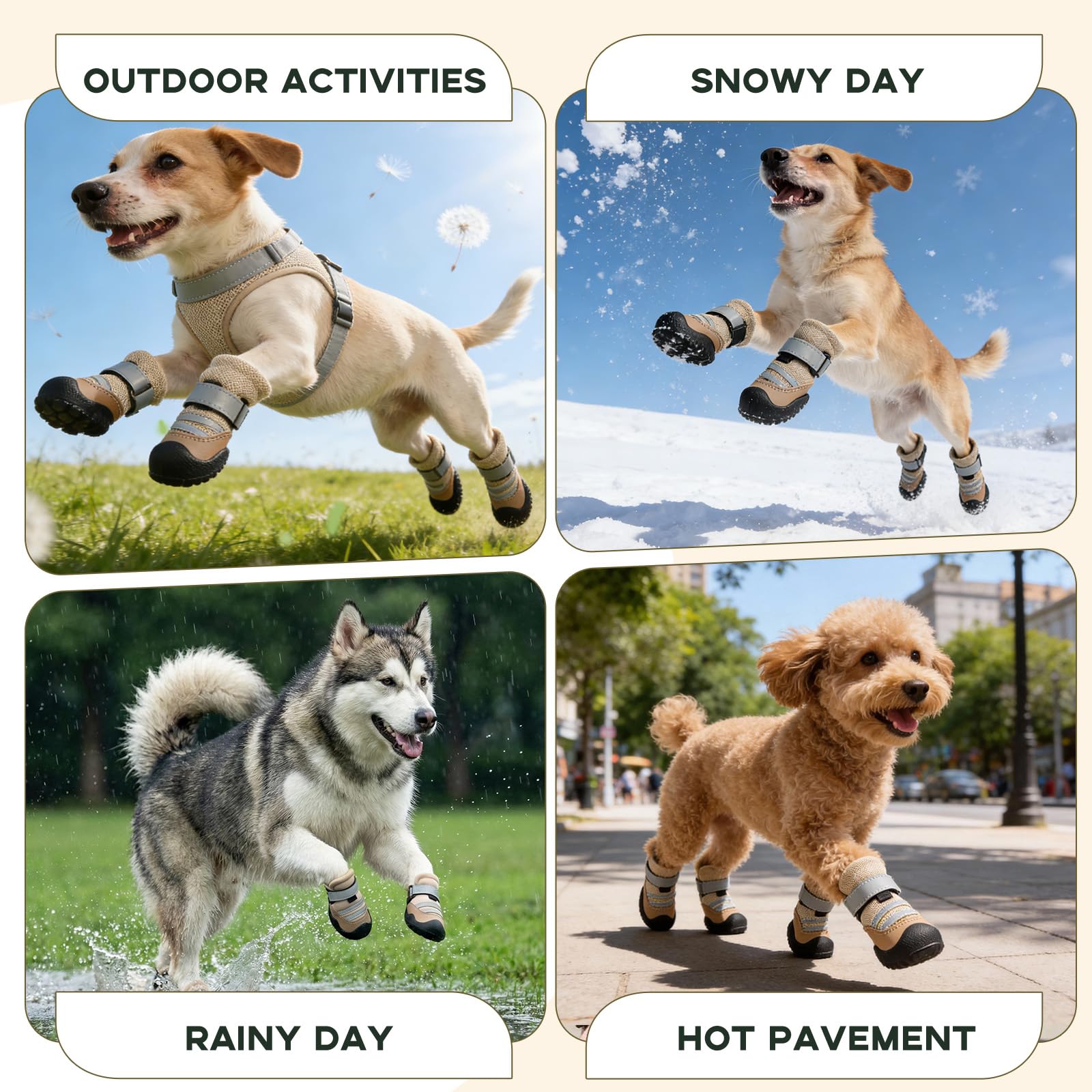 Ouverture large facilitant l'enfilage des bottes Furrtripsy