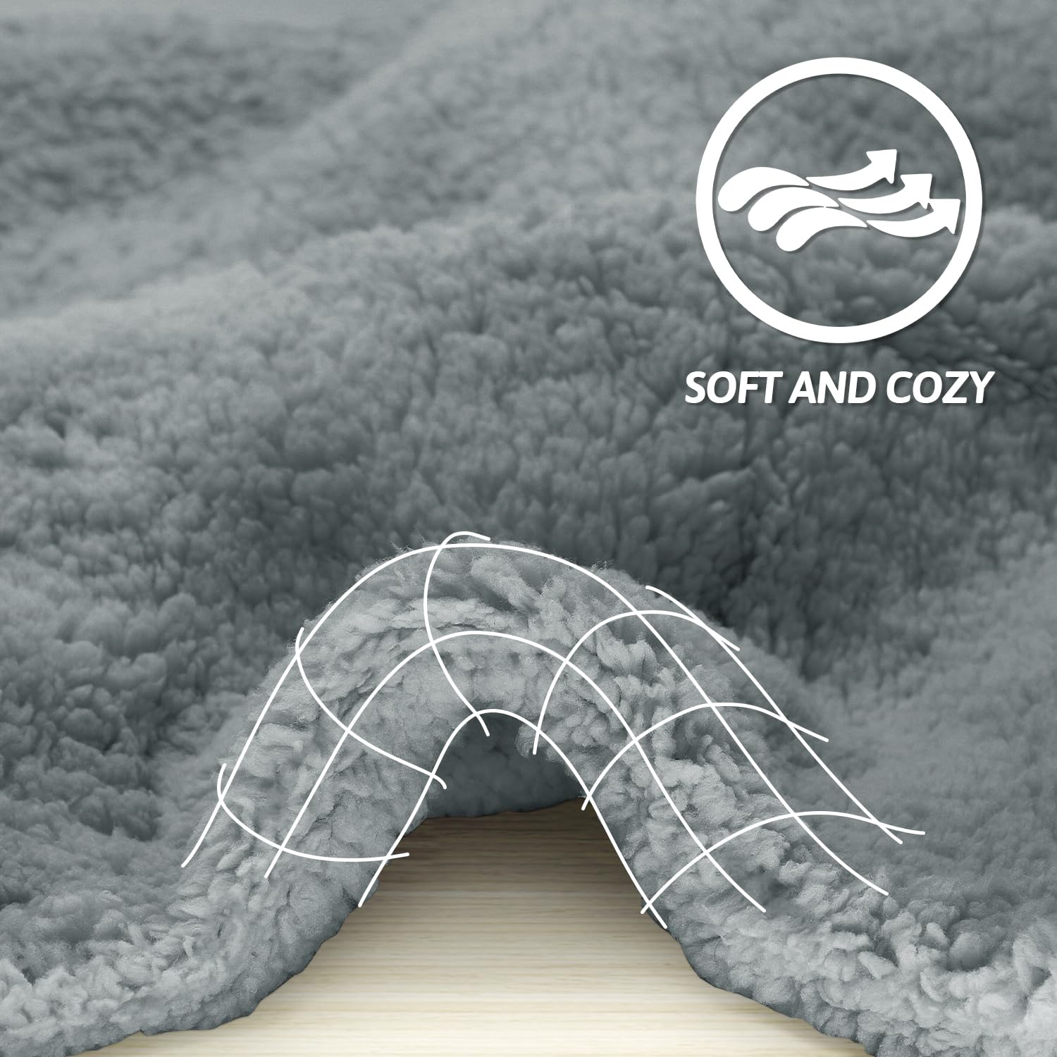 Tissu furrybaby sherpa, chaleur réconfortante pour animaux de compagnie.