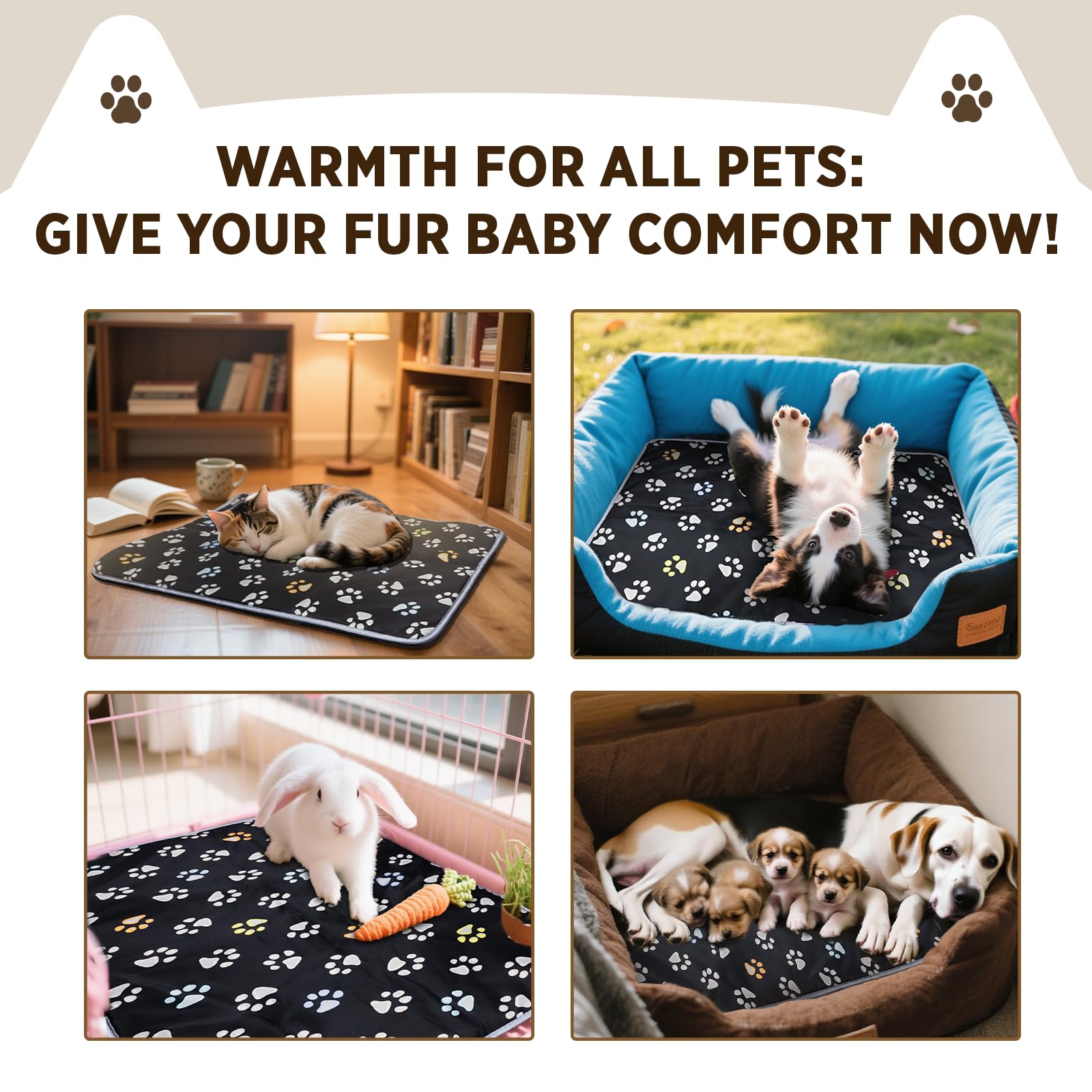 Sécurité domestique furrybaby avec câbles protégés et design fiable.