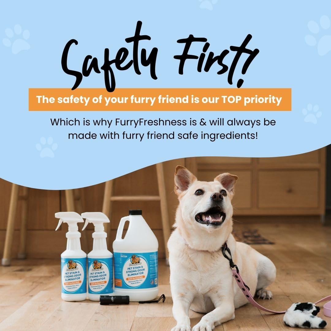 FurryFreshness formule-sans-fragrance convient pour animaux et familles sensibles.