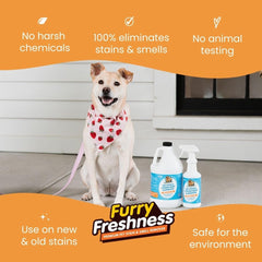 FurryFreshness taches-vieux-tapis élimine les taches anciennes et rafraîchit les fibres.