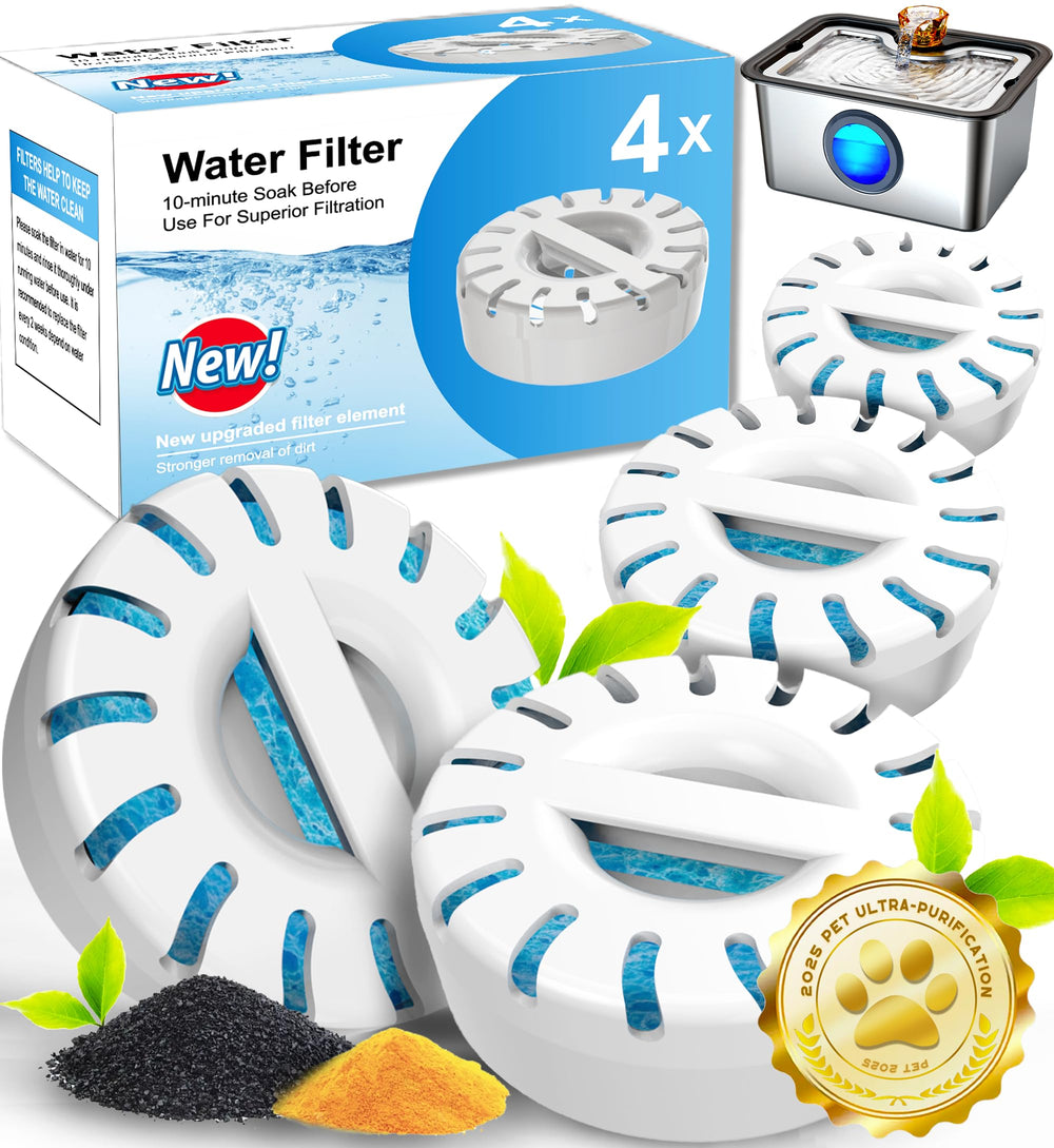 FurryPlanet filtre élément pack pour fontaine chien 12l purification efficace.