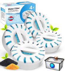Filtre FurryPlanet pour fontaine grand chien, acier inox, eau plus claire