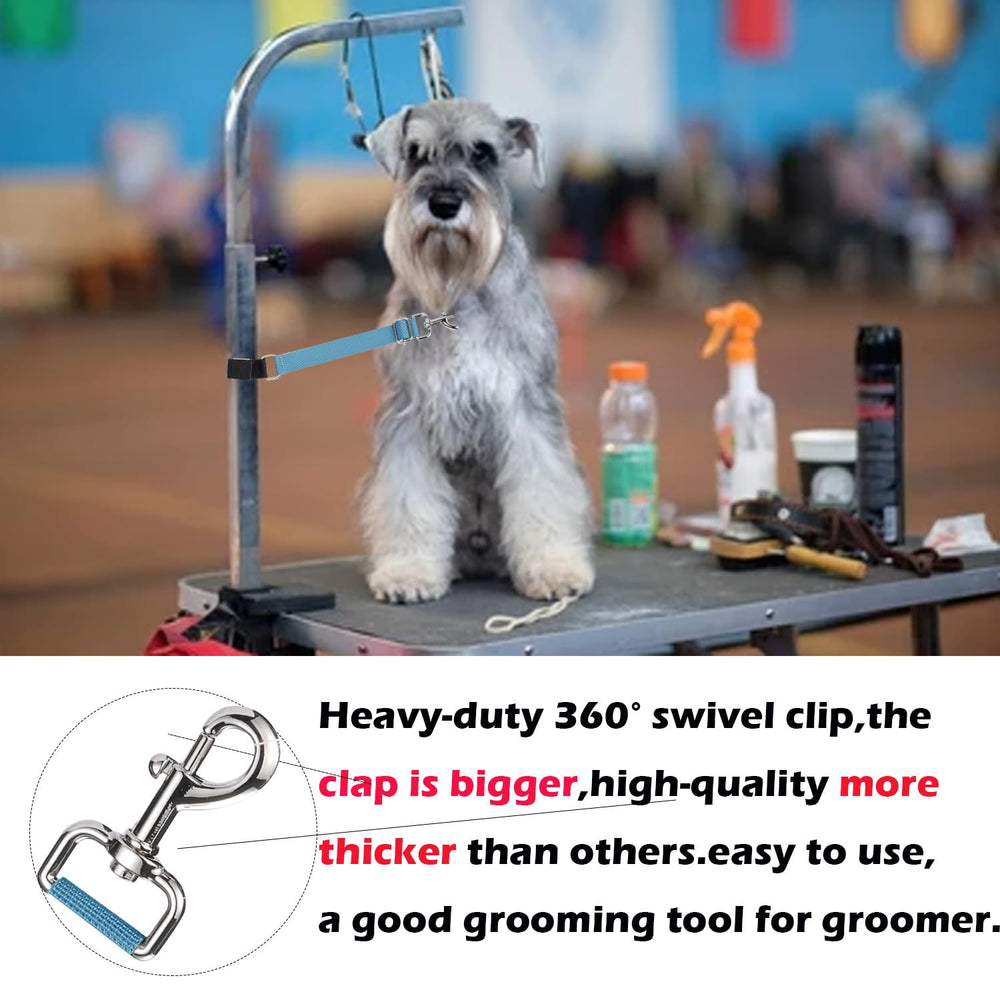 FURSDOLY attache-collier-chiens: fixation simple offrant une stabilité lors du toilettage.