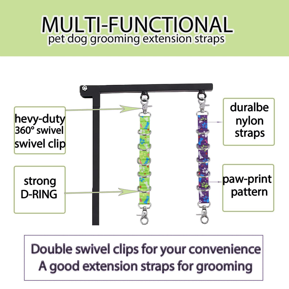 FURSDOLY boucle toilettage chien violette offre ajustement flexible pour votre chien.