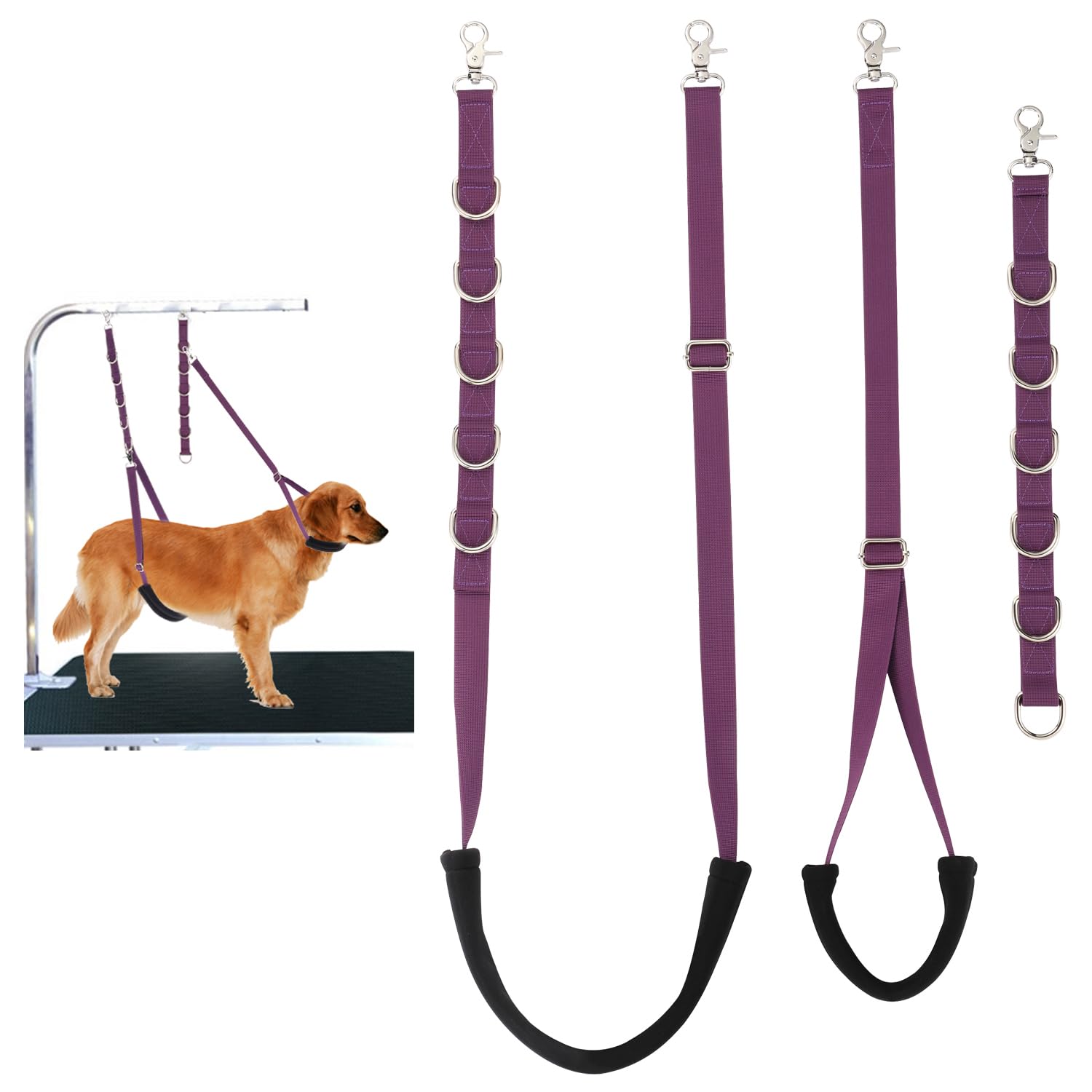 FURSDOLY ceinture-ventre pour toilettage, confort assuré