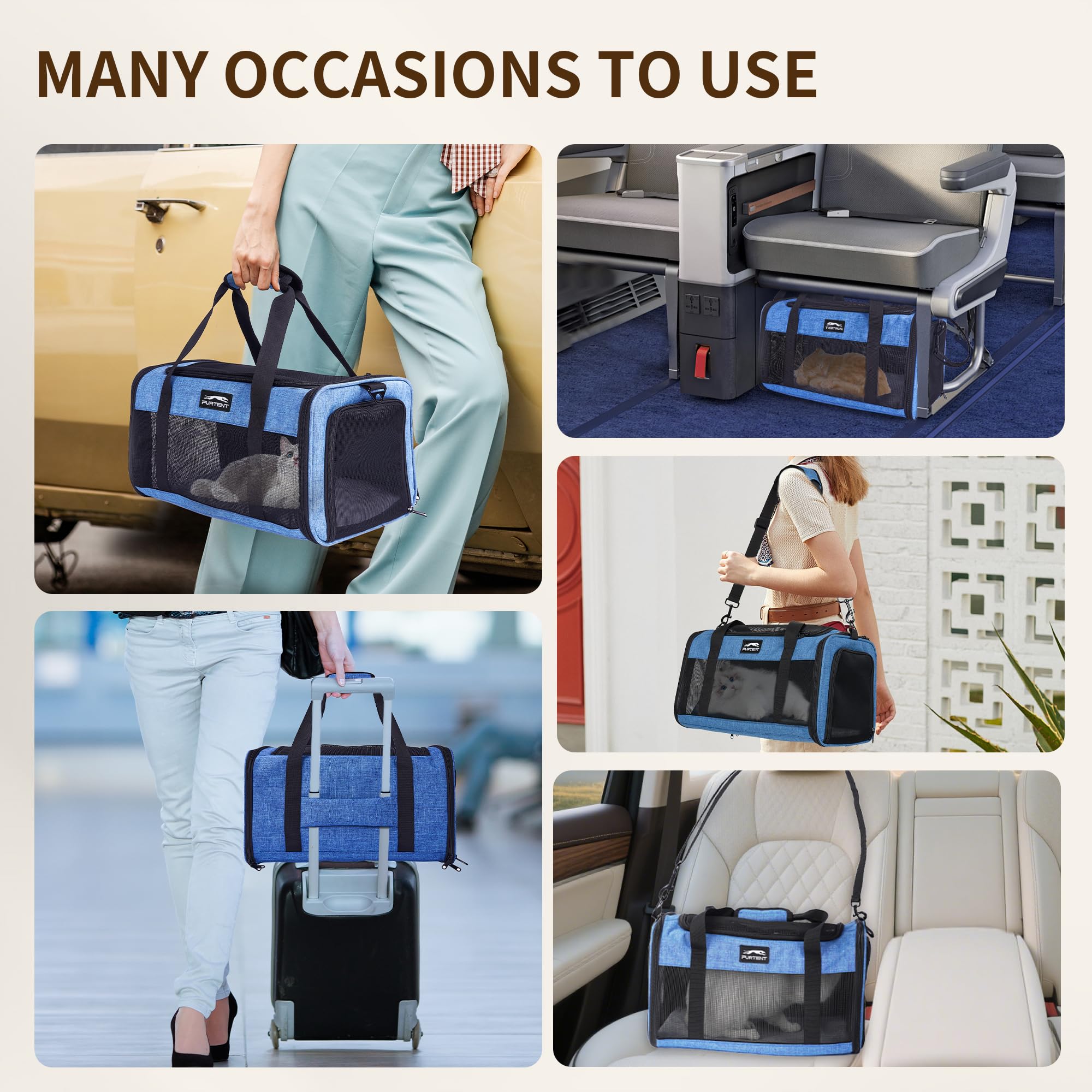 Porteur Furtent avec sangle bagage reglable, attache pratique pour voyage.