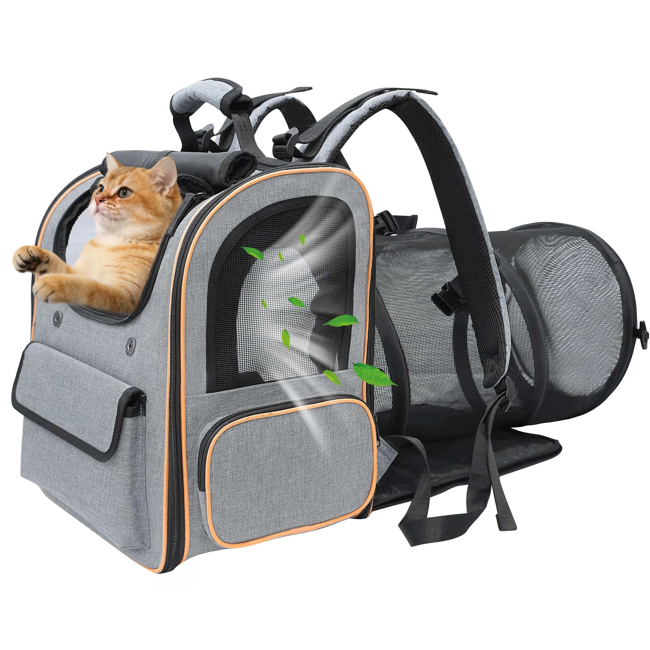 Furtent tunnel extensible offrant confort et espace de repos pour votre animal.