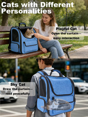 Furtent sac-porteur-chat coussins-interieur detacheables : confort doux et nettoyage facilité.