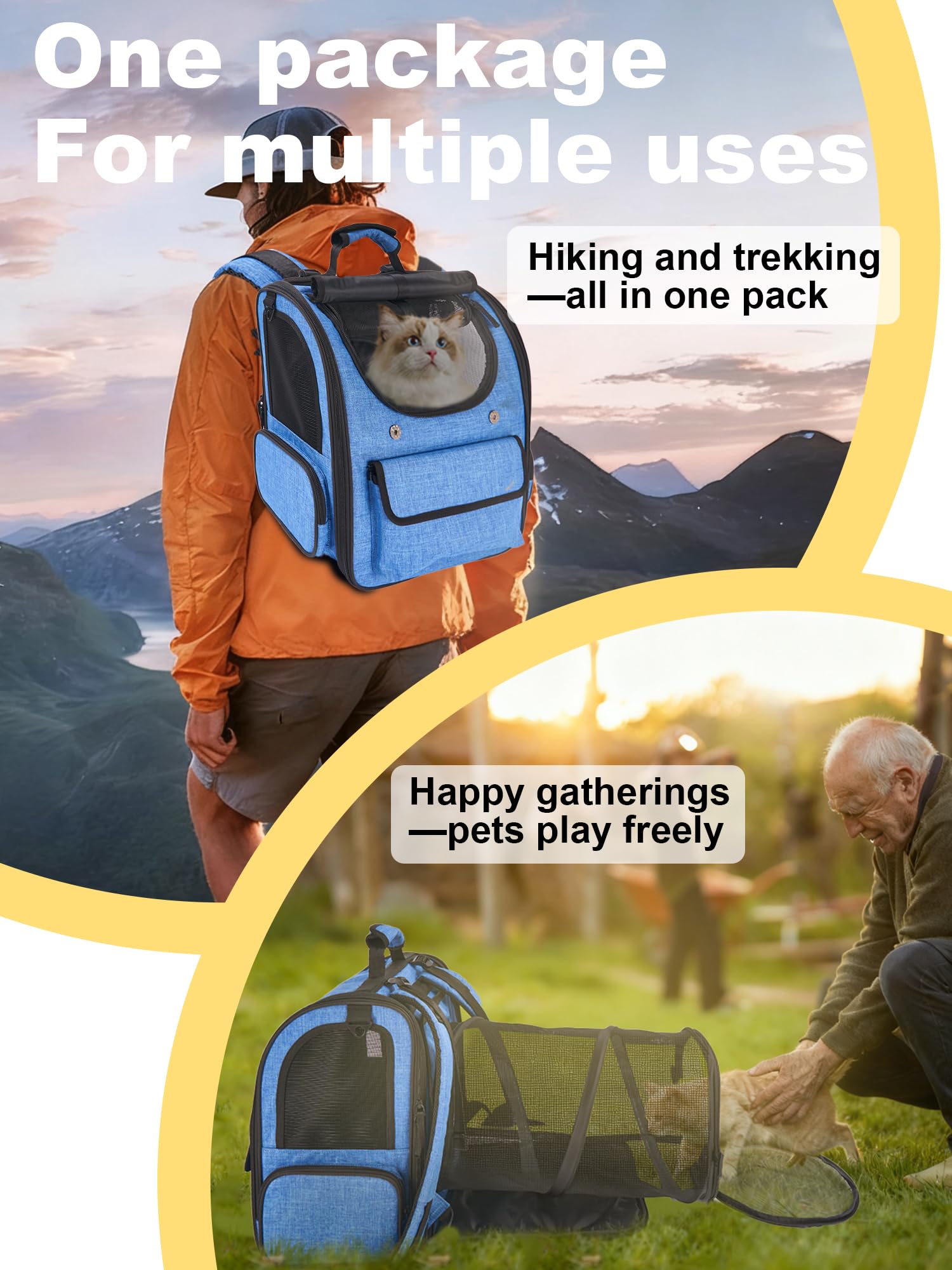 Furtent sac-porteur-chat cadre-renforce : structure stable pour la sécurité en mouvement.