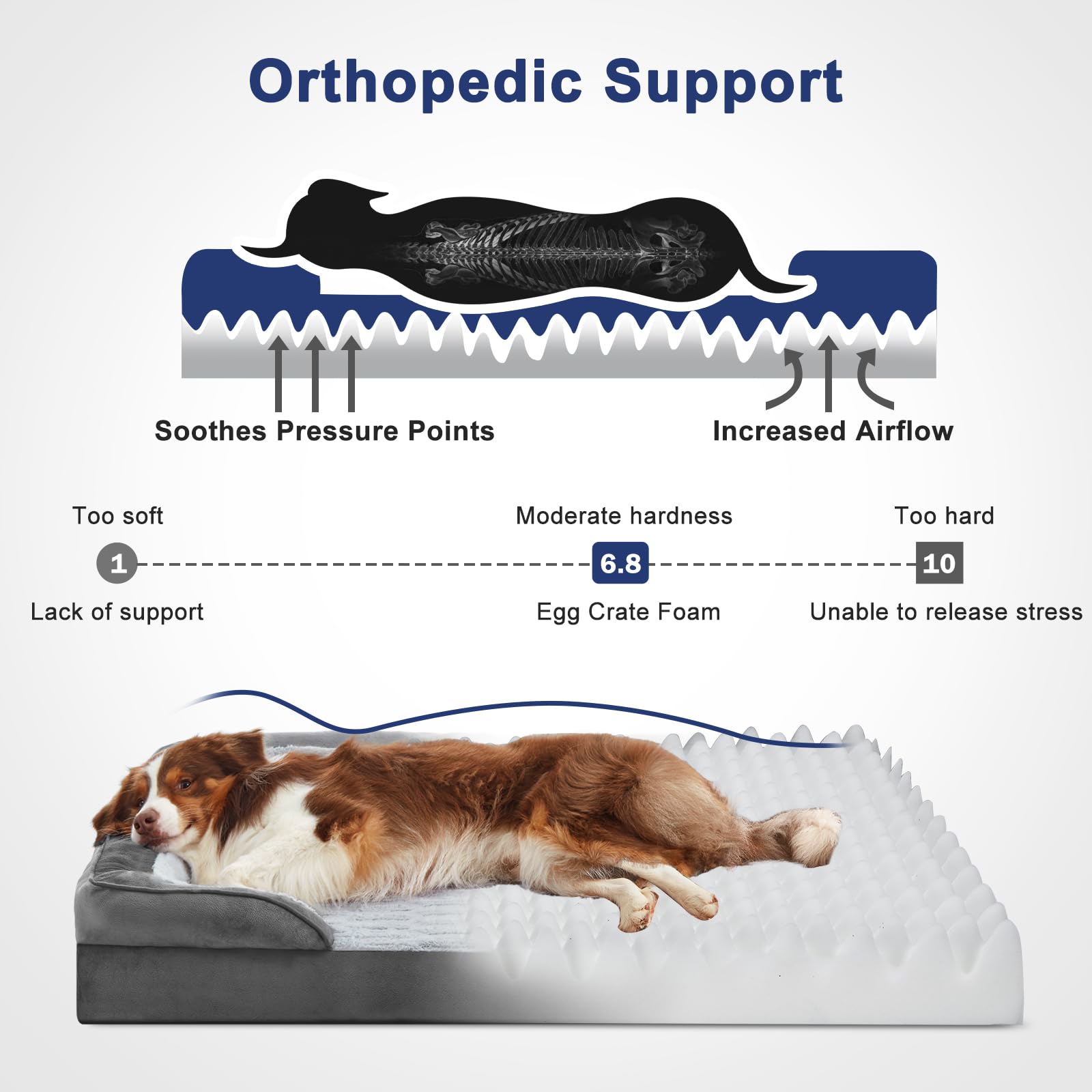 Lit Furtime avec design chaise en C pour des positions douces et sécurisantes.