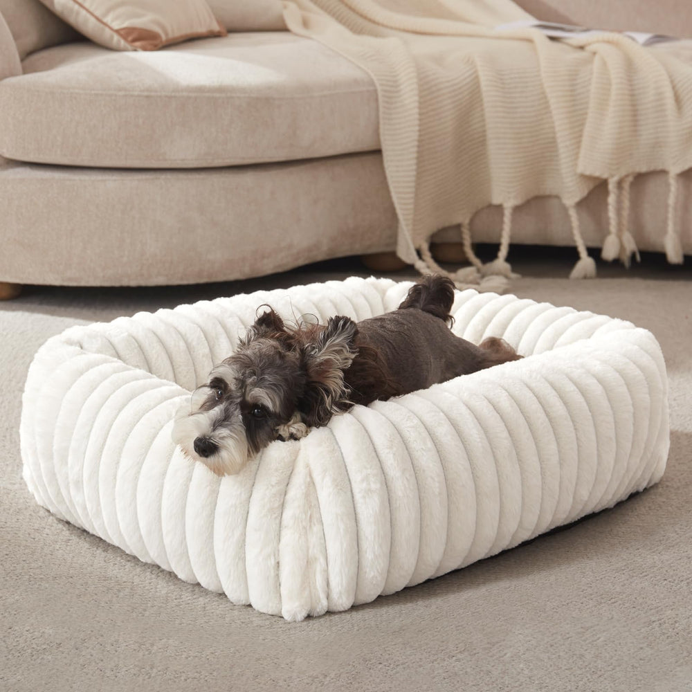 Lit FURTIME pour petit chien avec soutien du cou pour repos profond