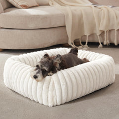 Lit FURTIME pour petit chien avec soutien du cou pour repos profond