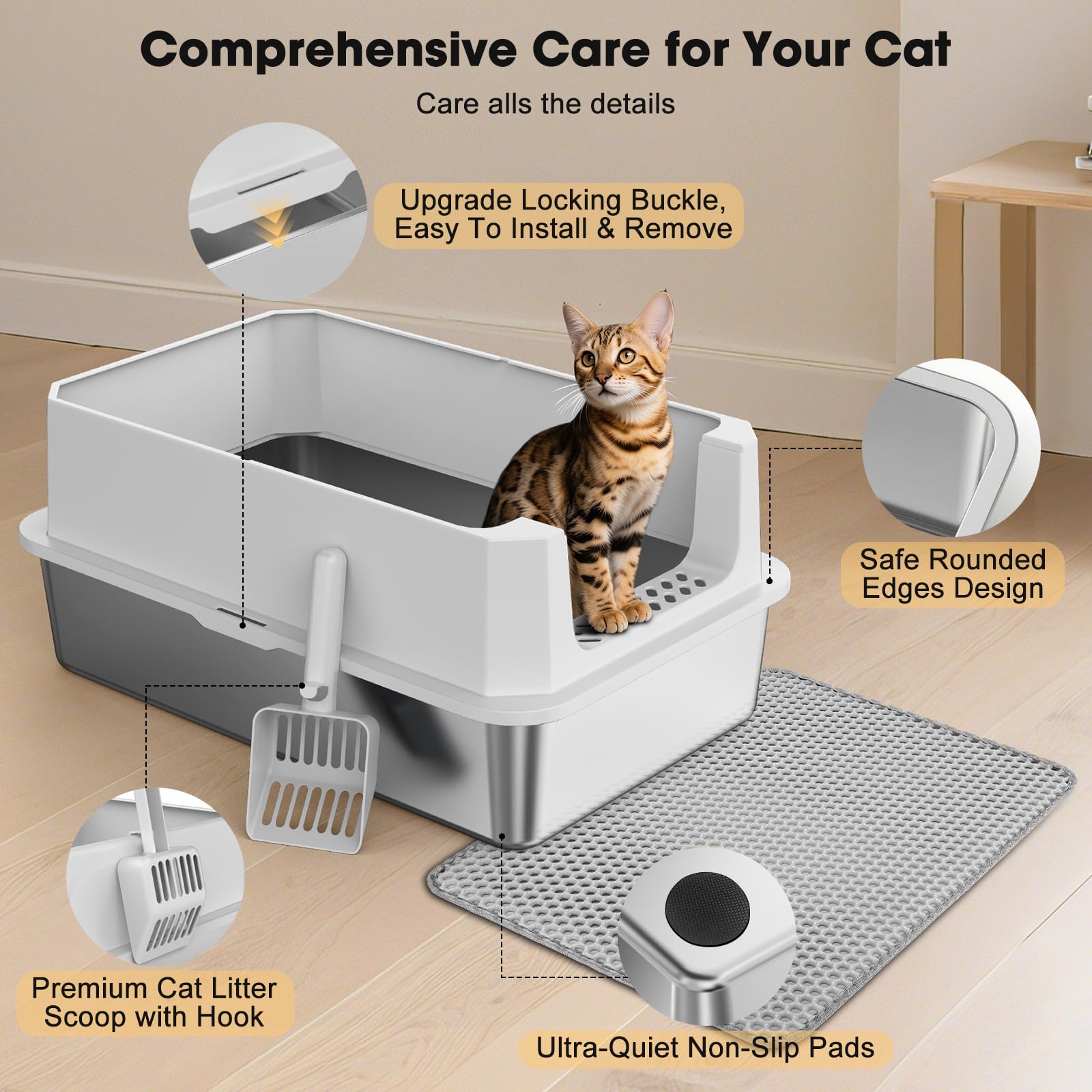 FURTIME nettoyage rapide, surface metallique facile a rincer.