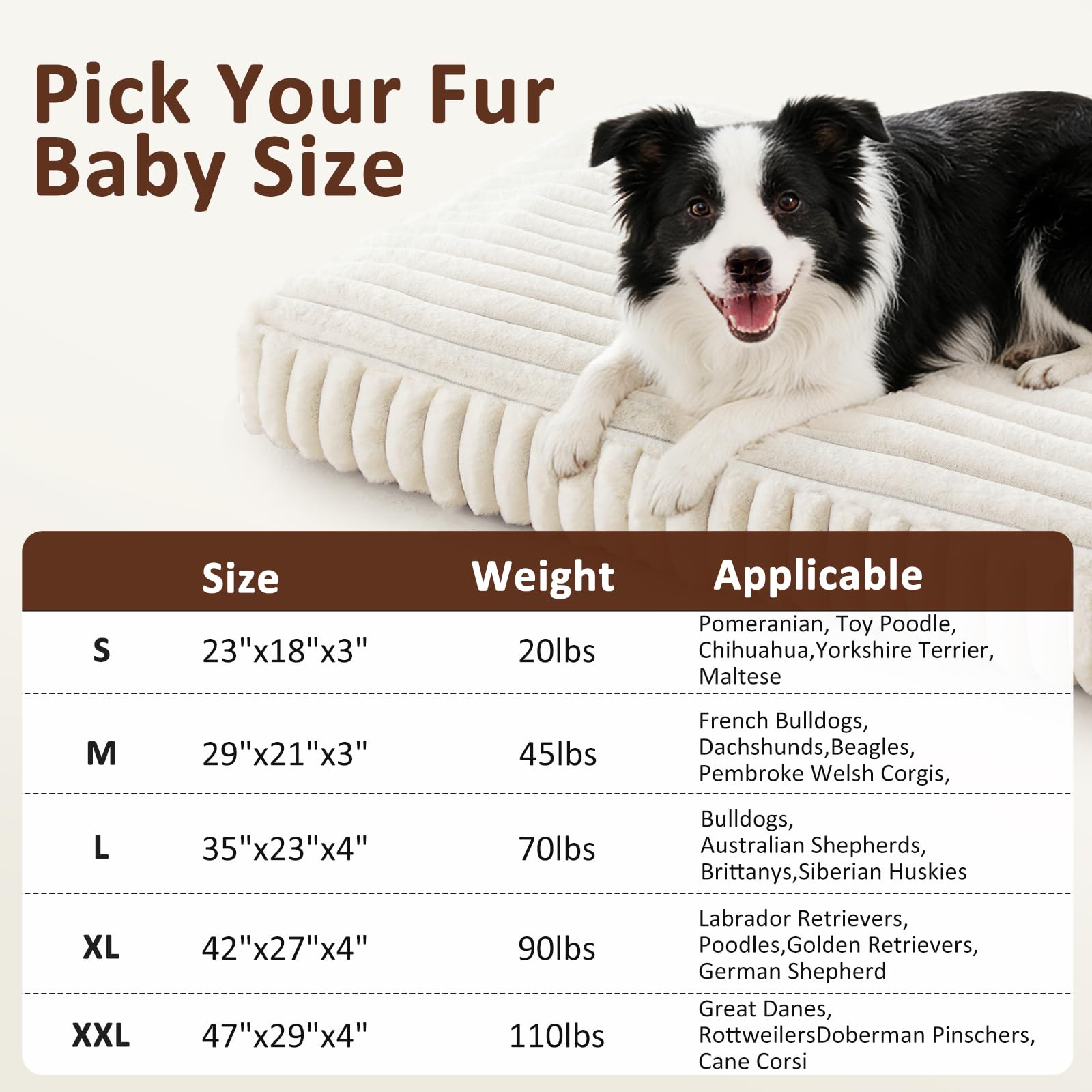 FURTIME XL, usage intérieur et extérieur: pratique en crates ou canapé.